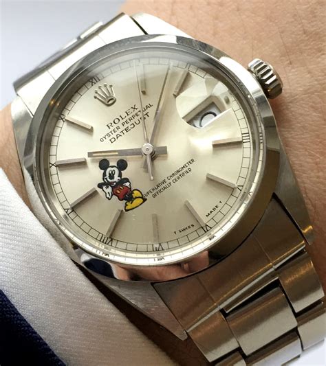 rolex mickey mouse real or fake|rolex mickey mouse dialed.